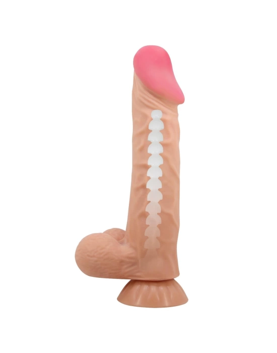 Wossi 24 cm Kıkırdak Yapılı Çift Katmanlı Gerçekçi Dildo Penis