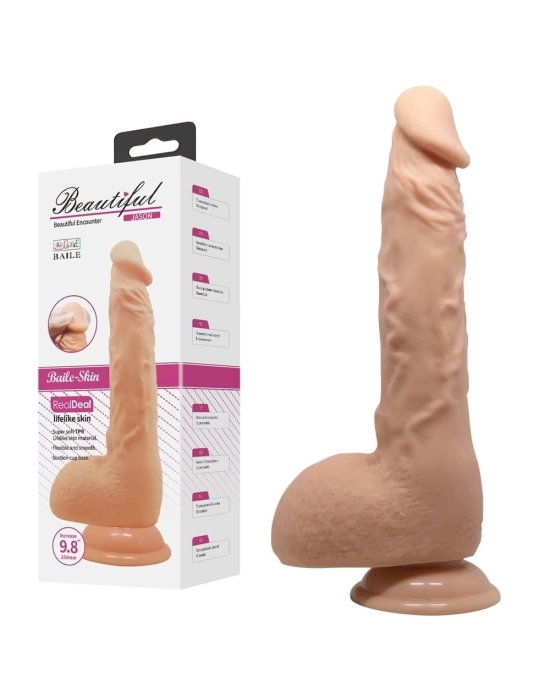 Wossi 24 cm Realistik Vantuzlu Dildo Penis - Jason