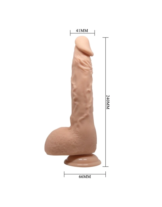 Wossi 24 cm Realistik Vantuzlu Dildo Penis - Jason