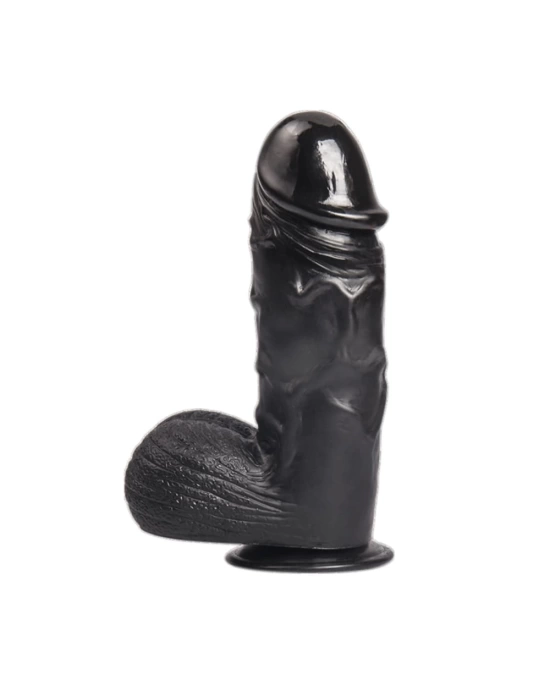 Wossi 24,5 cm Vantuzlu Realistik Zenci Penis Anal Vajinal Dildo