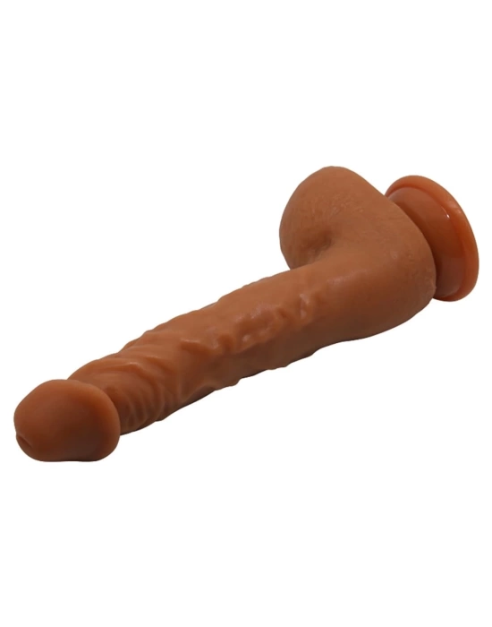25,2 cm Realistik Vantuzlu Melez Dildo Penis - Jason