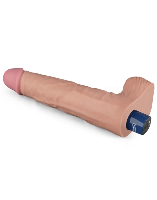 25.3 cm USB Şarjlı Yeni Nesil Realistik Titreşimli Ten Dildo Penis