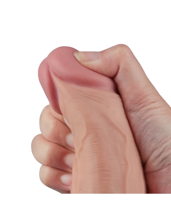 25.3 cm USB Şarjlı Yeni Nesil Realistik Titreşimli Ten Dildo Penis