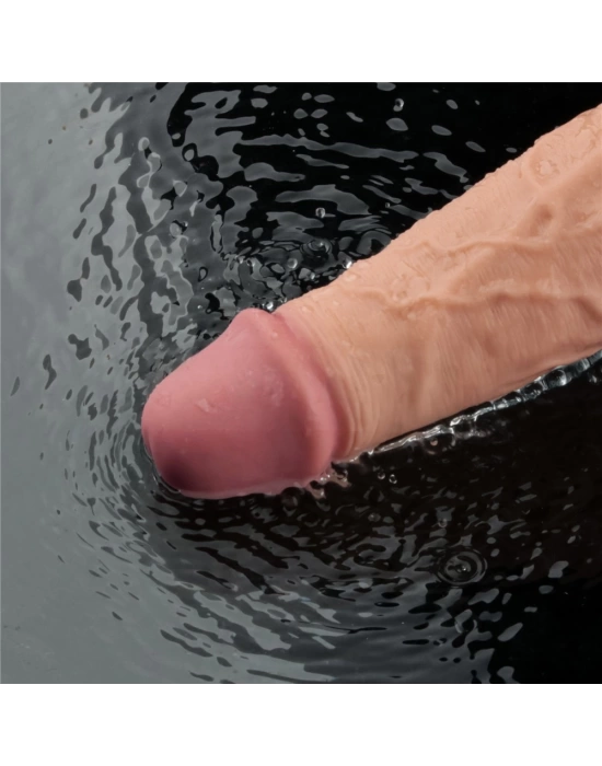 25.3 cm USB Şarjlı Yeni Nesil Realistik Titreşimli Ten Dildo Penis