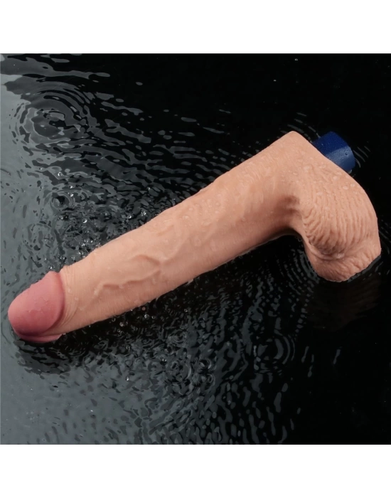 25.3 cm USB Şarjlı Yeni Nesil Realistik Titreşimli Ten Dildo Penis