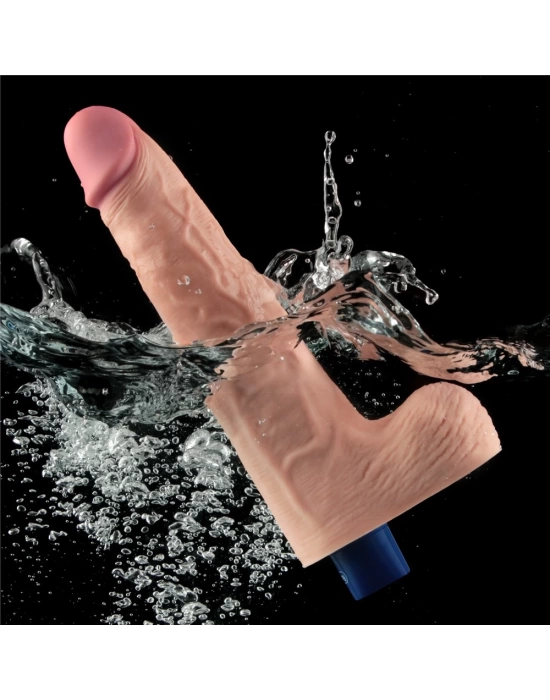 25.3 cm USB Şarjlı Yeni Nesil Realistik Titreşimli Ten Dildo Penis