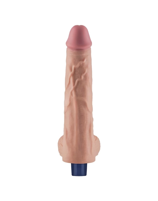 25.3 cm USB Şarjlı Yeni Nesil Realistik Titreşimli Ten Dildo Penis