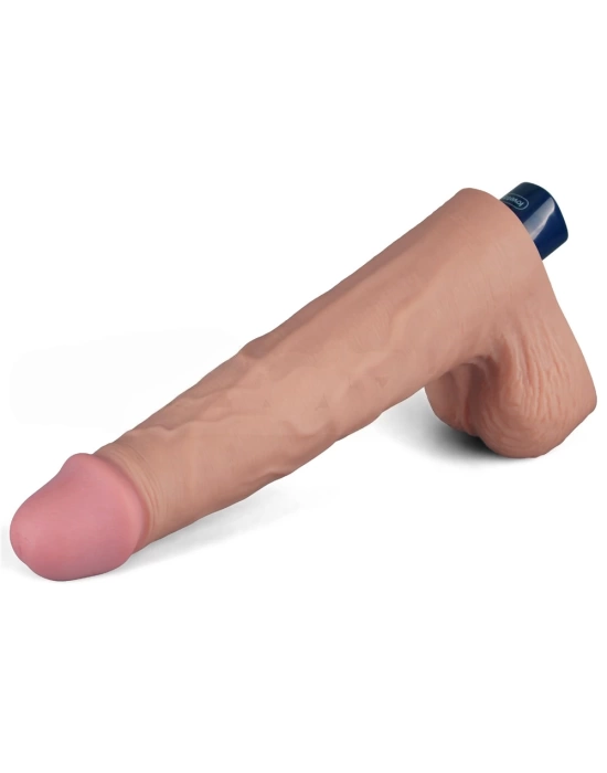 25.3 cm USB Şarjlı Yeni Nesil Realistik Titreşimli Ten Dildo Penis