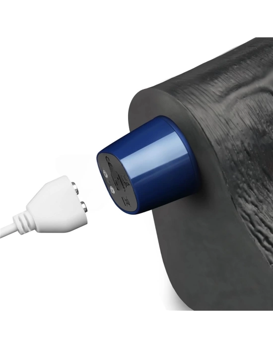 25.3 cm USB Şarjlı Yeni Nesil Realistik Titreşimli Zenci Dildo Penis