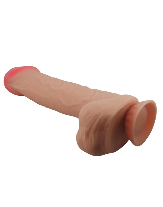 Wossi 26 cm Kıkırdak Yapılı Çift Katmanlı Gerçekçi Dildo Penis