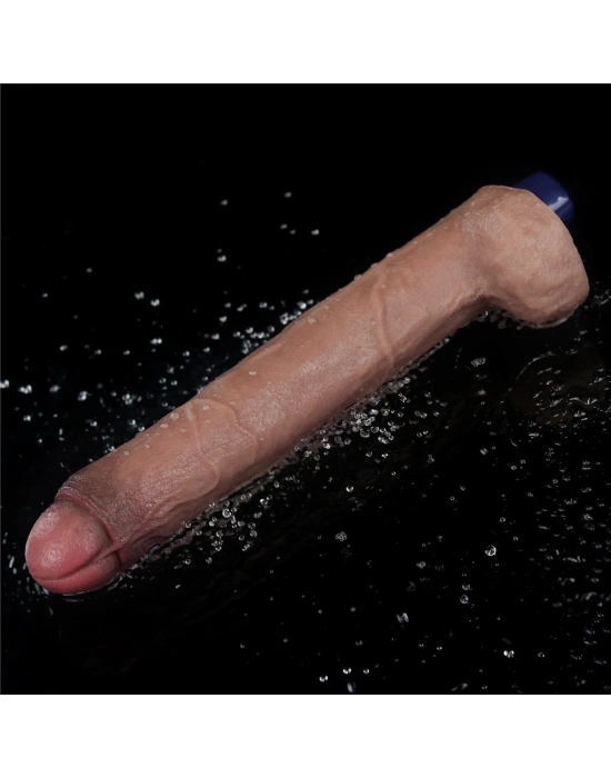 26.5 cm USB Şarjlı Yeni Nesil Realistik Titreşimli Dildo Penis