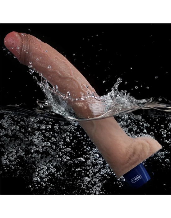 Wossi 27 cm USB Şarjlı Yeni Nesil Realistik Titreşimli Dildo Penis