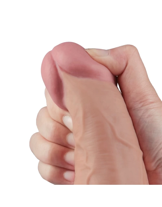 27.2 cm USB Şarjlı Yeni Nesil Realistik Titreşimli Ten Dildo Penis