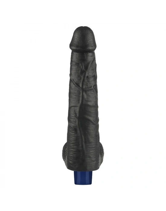 27.2 cm USB Şarjlı Yeni Nesil Realistik Titreşimli Zenci Dildo Penis