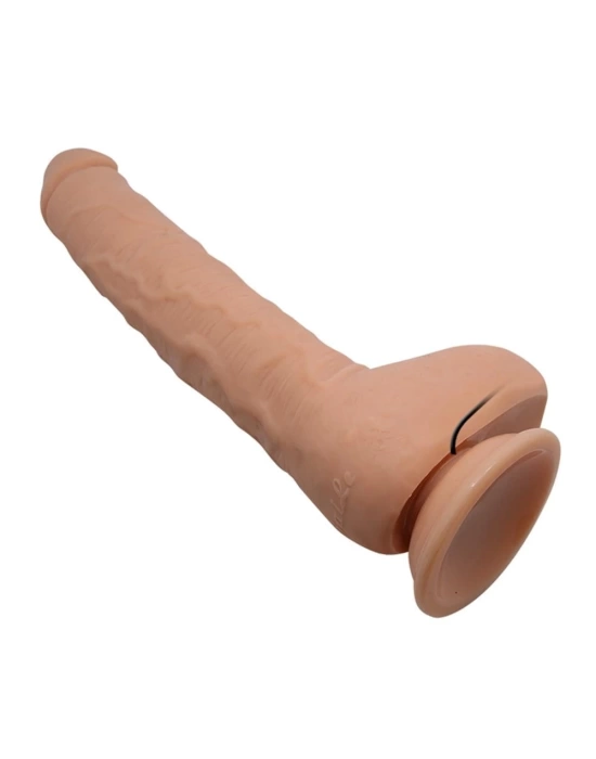 28 cm Titreşimli Gerçekçi Kalın Dildo Penis - Dick