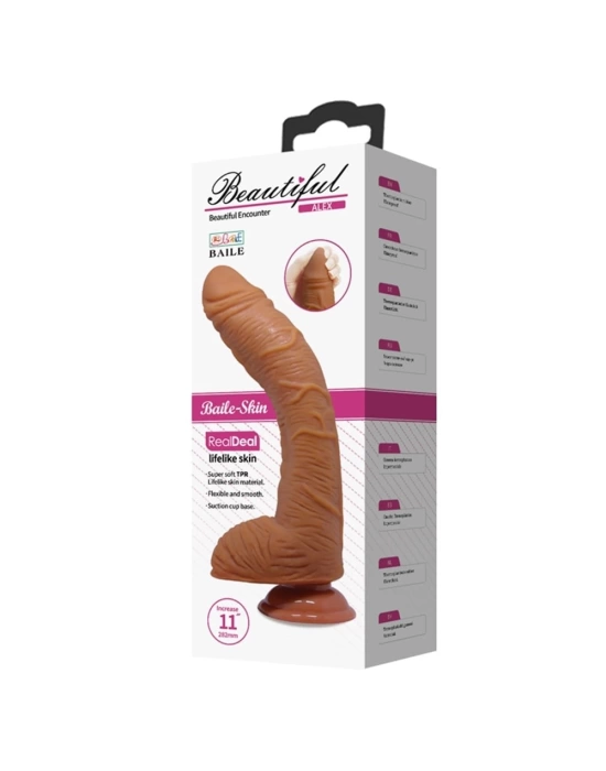 Wossi 28,2 cm Gerçekçi Kalın Dildo Penis - Alex