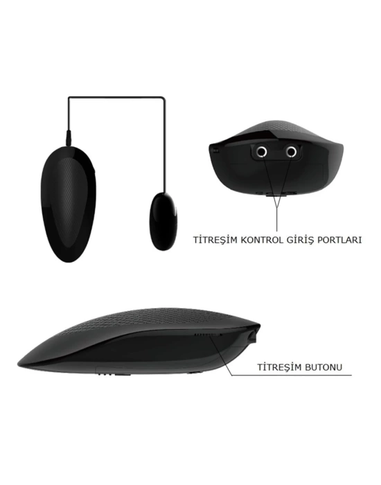 3 Boyutlu Çift Taraflı Titreşimli Suni Vajinal Mastürbatör - Emma