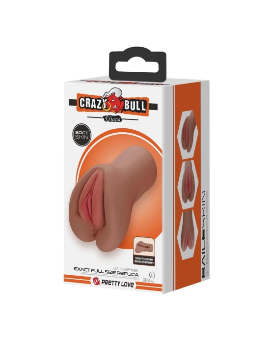3 Boyutlu Gerçekçi Melez Vajinal Masturbatör - Eliana