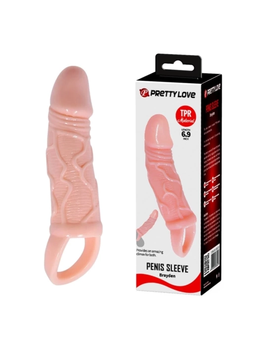 3 cm Dolgulu Penis Kılıfı Uzatmalı Prezervatif Dildo