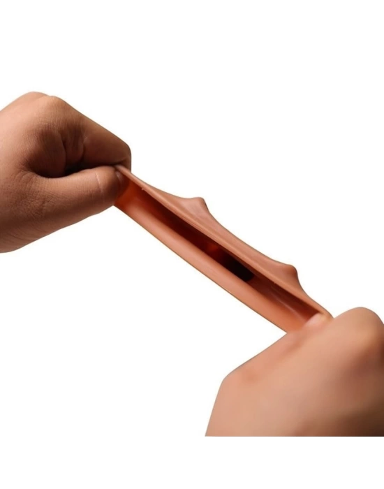 Wossi 3,5 cm Dolgulu Realistik Penis Kılıfı