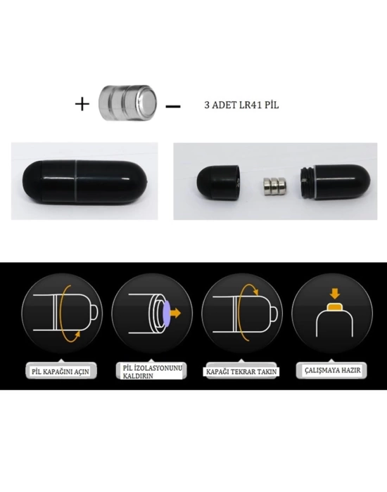 Wossi 4 cm Uzatmalı Titreşimli Tırtıklı Penis Kılıfı