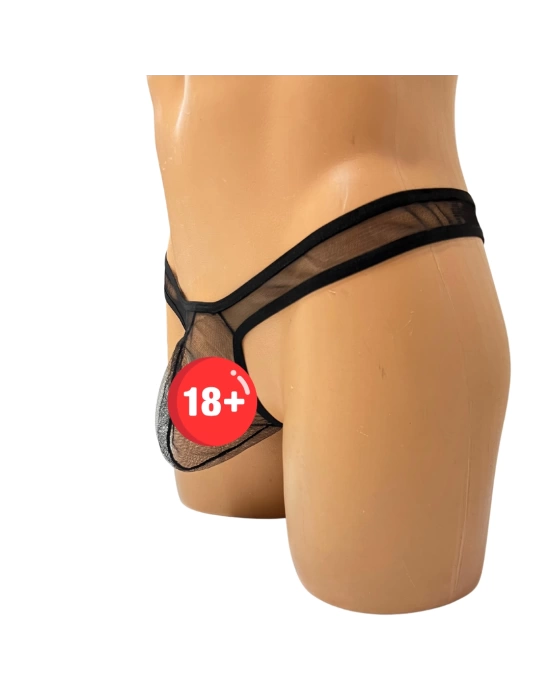 Bacio Fantazi Seksi Transparan Erkek İç Çamaşırı BC4583