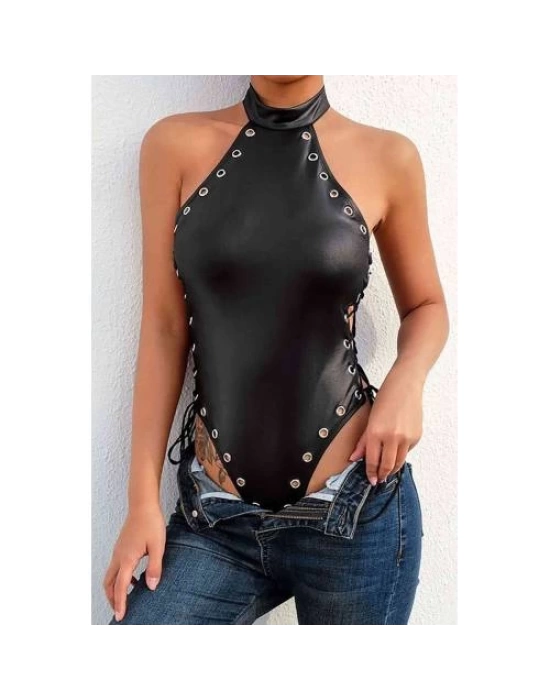 Bacio Fantezi Yanları Kuş Gözlü Yandan Bağlamalı  Seksi Babydol BC5426