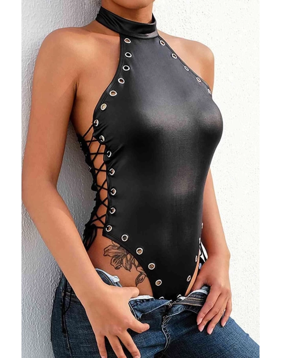Bacio Fantezi Yanları Kuş Gözlü Yandan Bağlamalı  Seksi Babydol BC5426
