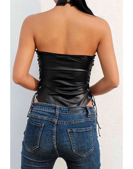 Bacio Fantezi Yanları Kuş Gözlü Yandan Bağlamalı  Seksi Babydol BC5426