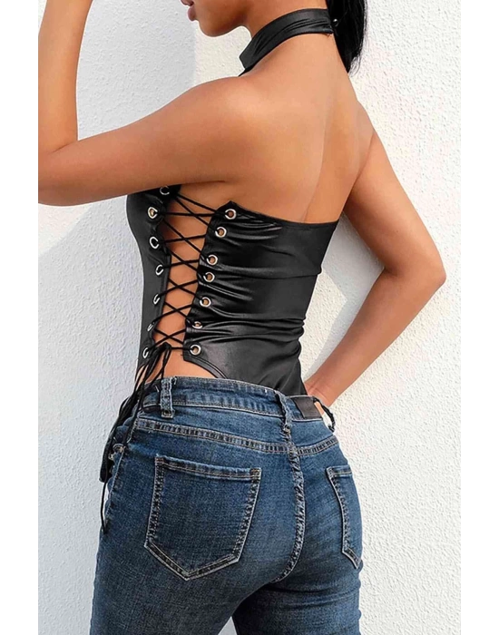 Bacio Fantezi Yanları Kuş Gözlü Yandan Bağlamalı  Seksi Babydol BC5426