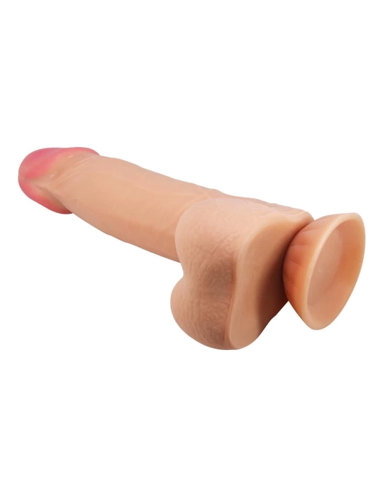 Wossi Belden Bağlamalı 21,8 cm Kıkırdak Yapılı Çift Katmanlı Gerçekçi Dildo Penis