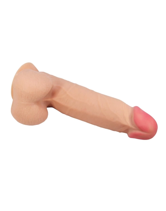 Wossi Belden Bağlamalı 21,8 cm Kıkırdak Yapılı Çift Katmanlı Gerçekçi Dildo Penis