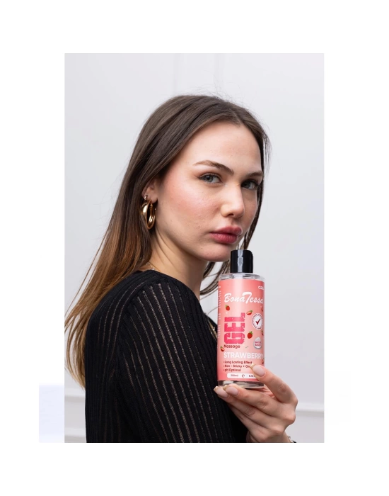 Wossi Bona Tessa Çilek Aromalı Masaj Jeli 250 ml