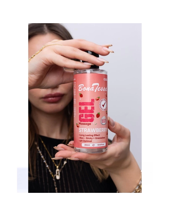 Wossi Bona Tessa Çilek Aromalı Masaj Jeli 250 ml
