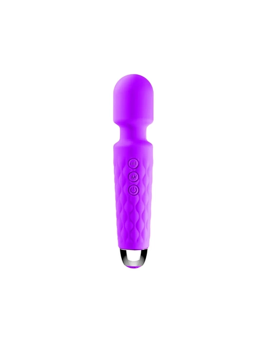 Wossi Bükülebilir Başlıklı Wand Vibratör Mor