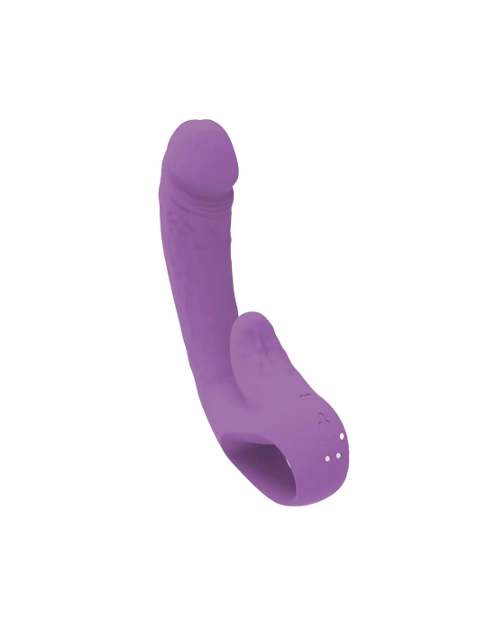 Wossi Çift Motorlu Modern Rabbit Vibrator Mor
