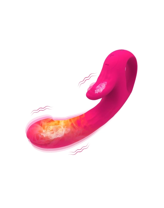 Çift Motorlu Modern Rabbit Vibrator Pembe