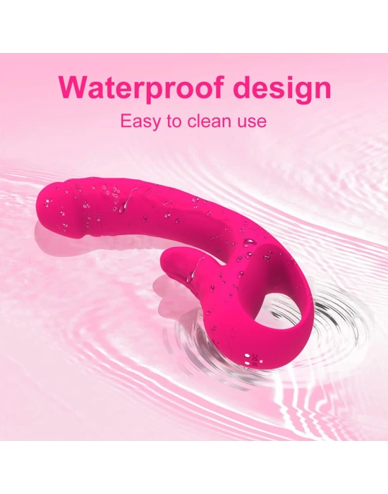 Çift Motorlu Modern Rabbit Vibrator Pembe