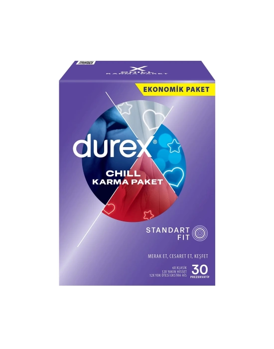 Durex Chill 30lu Karma Prezervatif