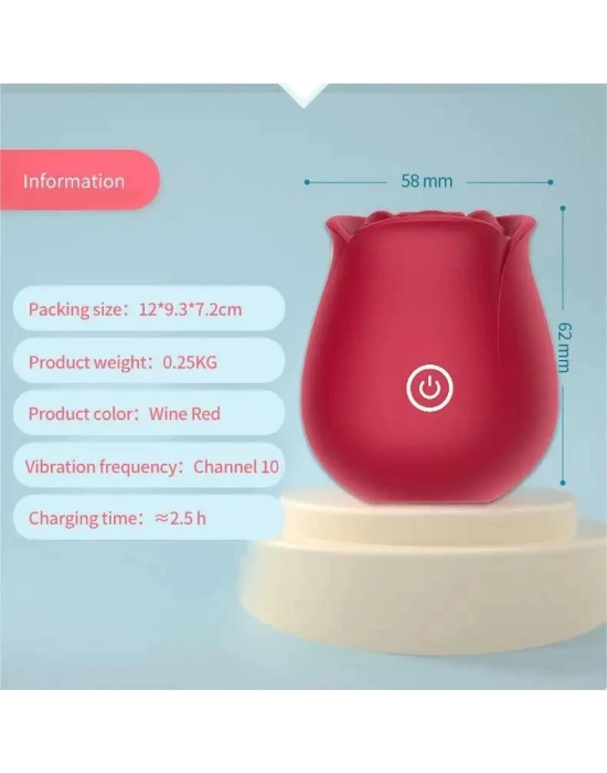 Emişli Gül Vibratör Kırmızı