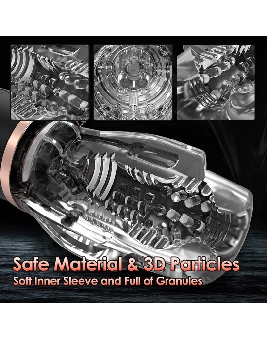 Wossi Emişli ve Titreşimli Çift Motorlu Mastürbatör