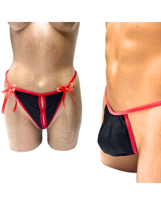 Fantezi Çiftlere Özel Seksi Dalgıç String Takımı BC3215