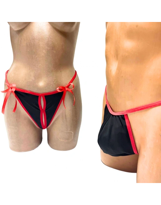 Fantezi Çiftlere Özel Seksi Dalgıç String Takımı BC3215
