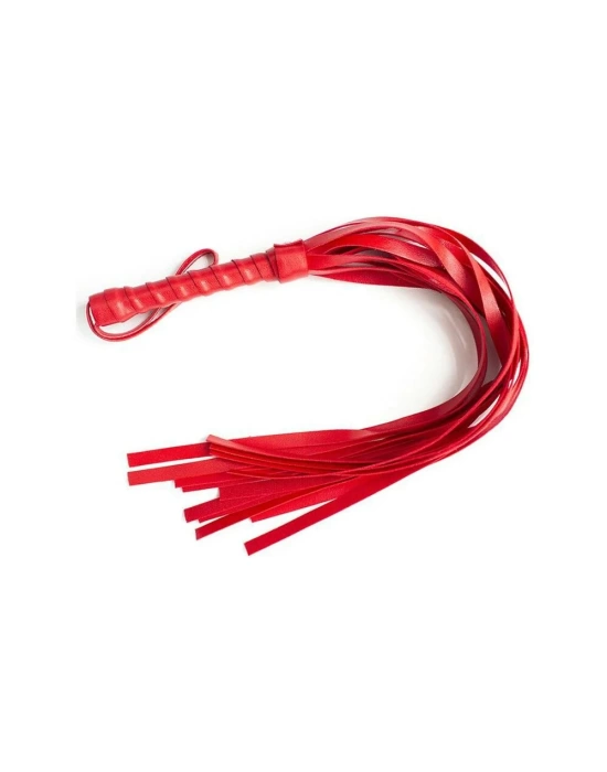 Fantezi Deri Seksi Kırmızı Kedi Maske Kelepçe Kırbaç Seti ( 3lü set) BC5367