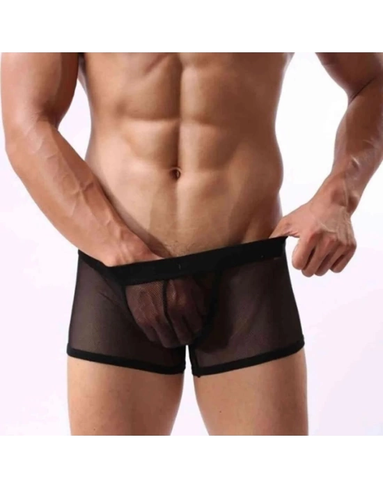 Fantezi  Transparan  Tül Erkek Boxer  Fantezi Tanga BC4603