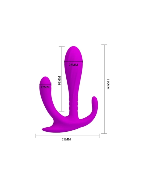 G-Spot Klitoral Uyarıcılı Stimülatör Anal Plug