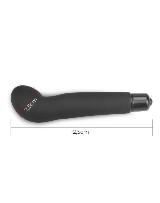 Wossi G-Spot Uyarıcılı Titreşimli Vibratör Dildo 12,5 cm