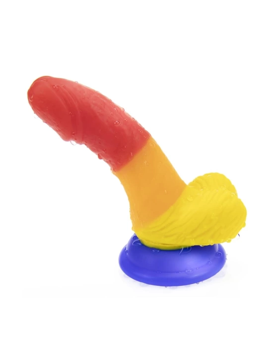 Gökkuşağı Realistik Dildo 12cm