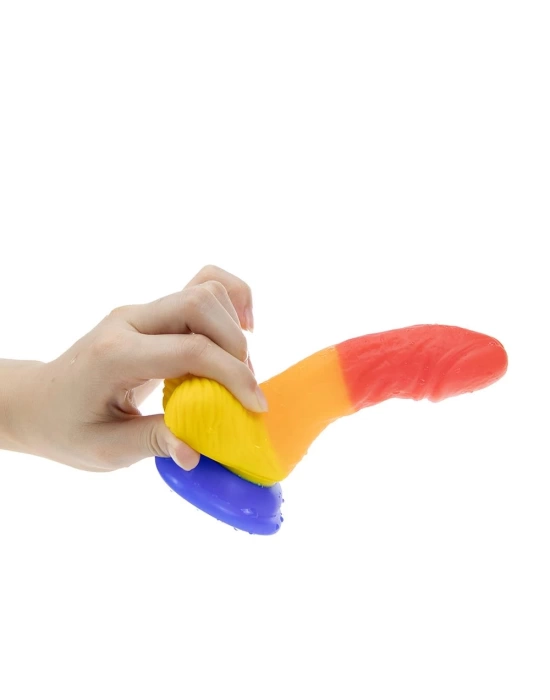 Wossi Gökkuşağı Realistik Dildo 12cm