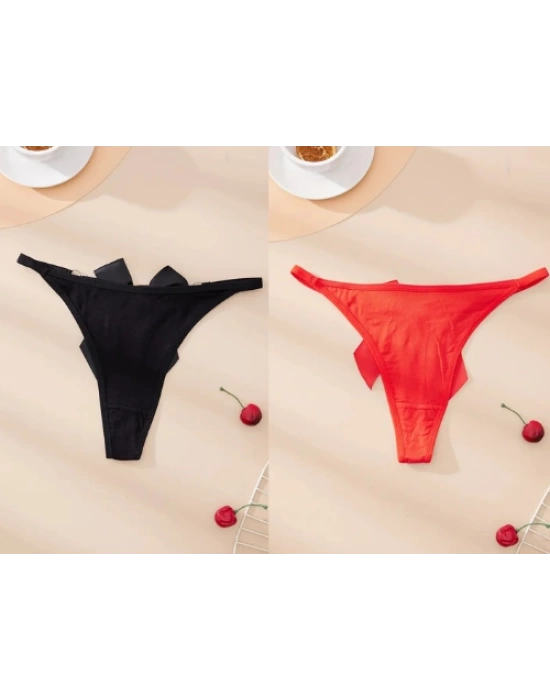 Kadın 2li Fiyonklu Halkalı Tanga BC0044